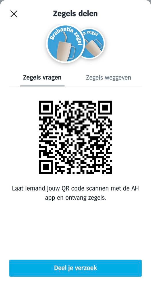 Heb je mischien brabantia Albert heijn zegels over?, Hobby en Vrije tijd, Spaarzegeltjes, Ophalen, Winkel, Super of Benzinepomp