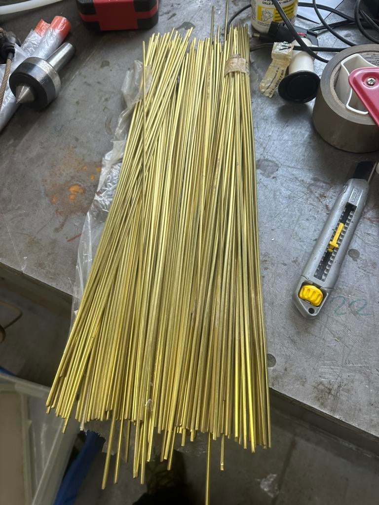 Messing hardsoldeerstaven met flux, Ophalen of Verzenden, Nieuw, Minder dan 150 ampère, Overige typen