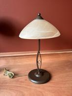 Mooie klassieke Bolzano lamp, Ophalen of Verzenden, Zo goed als nieuw, Glas, Minder dan 50 cm