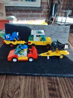 Lego auto's met motors en aanhangers, Ophalen