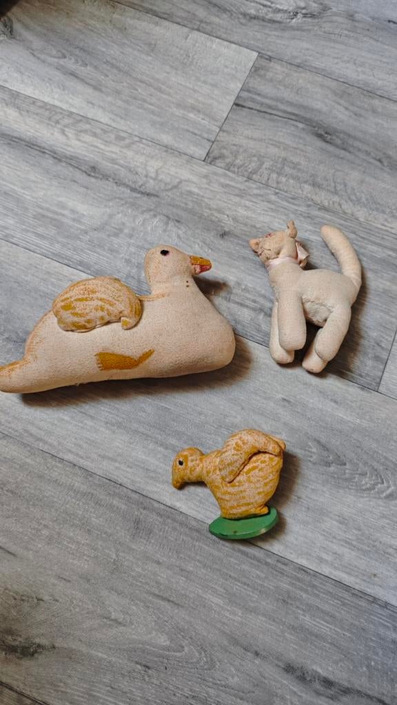 Oude dieren knuffels, speelgoed, Verzamelen, Ophalen, Wild dier, Beeldje of Figuurtje