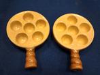 Aardewerk escargot pannetjes, 2 stuks WD-022, Ophalen of Verzenden, Aardewerk, Overige stijlen