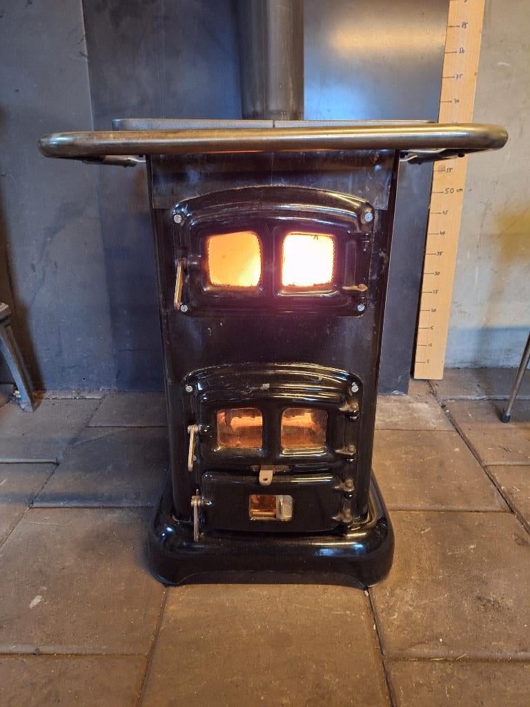 Supermooie Etna houtkachel kookkachel, Ophalen, Gebruikt, Houtkachel, Vrijstaand