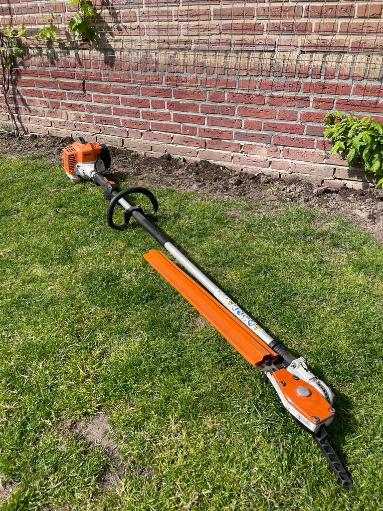 Stihl stokheggenschaar, Ophalen, Gebruikt, Benzine