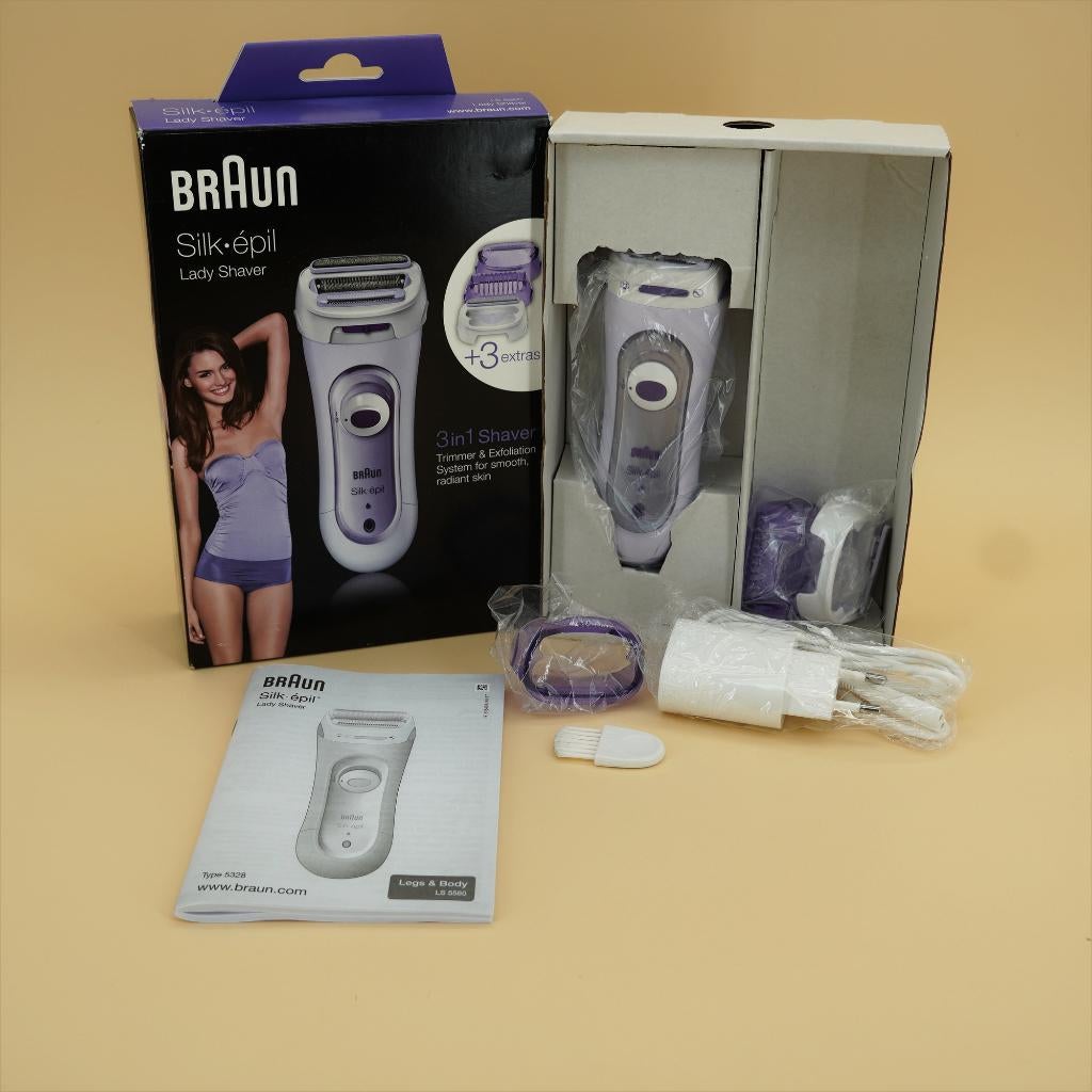 Braun Silk-épil Lady Shaver 5560 (3-in-1), ., Overige typen, Ophalen of Verzenden, Zo goed als nieuw