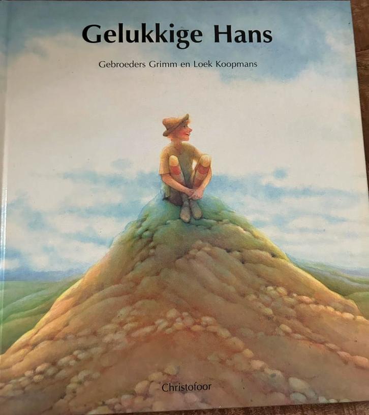 GELUKKIGE HANS GEBROEDERS GRIMM EN LOEK KOOPMANS, Boeken, Kinderboeken | Jeugd | onder 10 jaar, Gelezen, Ophalen of Verzenden