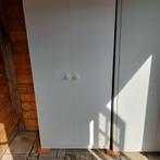 Witte Bruynzeel kast met 4 legplanken, Ophalen, Gebruikt, 50 tot 100 cm, Minder dan 100 cm