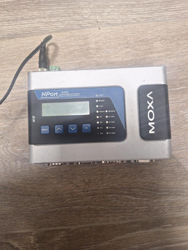 Moxa NPort 6450 4-poorts Secure Device Server, Computers en Software, Overige Computers en Software, Ophalen of Verzenden