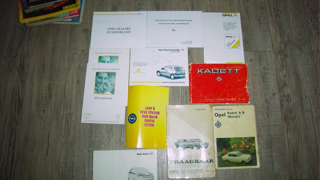 Folders Vraagbaak Manta Kadett Capri Simca Audi en meer, Ophalen of Verzenden