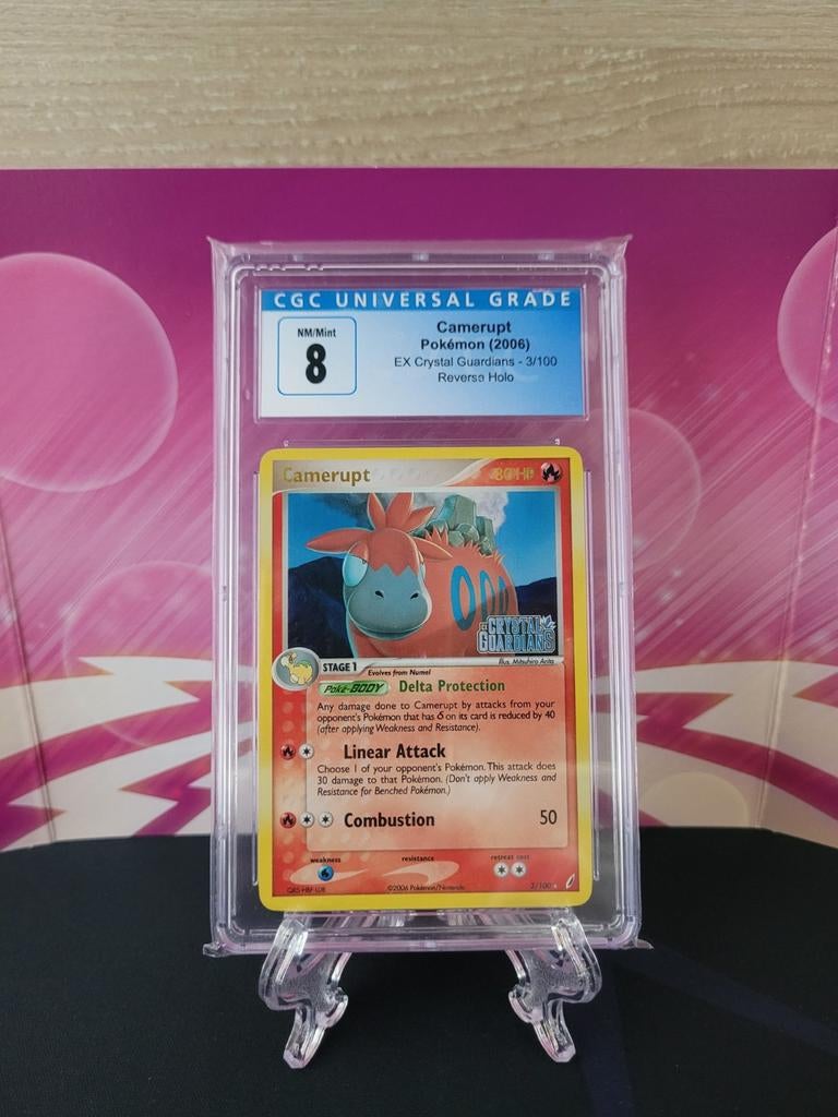Pokémon | Camerupt (CGC 8) | CG 3, Ophalen of Verzenden, Nieuw, Foil