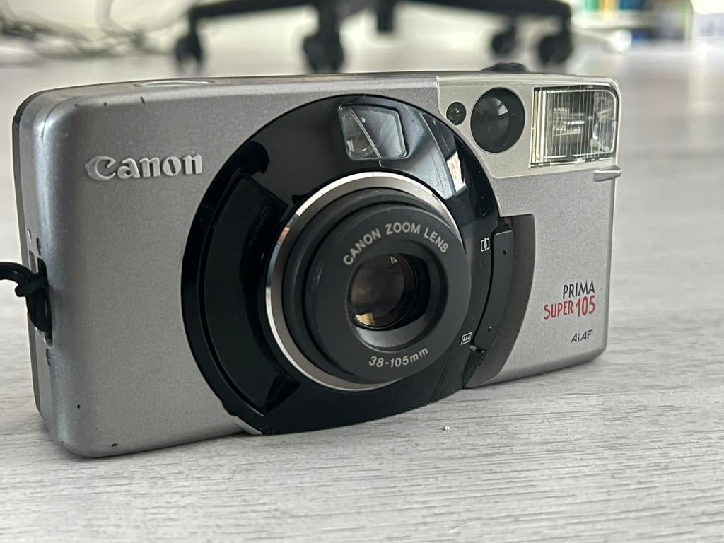 Canon Prima Super 105, Ophalen of Verzenden, Zo goed als nieuw, Compact, Canon
