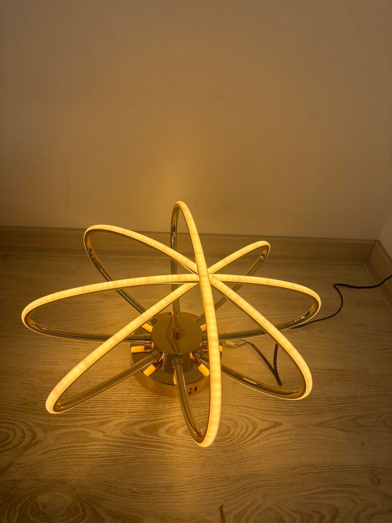 ACTIE led plafondlamp goud 3 kleur dimbaar nieuw lamp, Verzenden, Nieuw, Overige materialen, Eric kuster