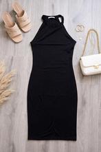 Zara Trafaluc Zwarte Halterjurk Maat S, Zwart, Ophalen of Verzenden, Zo goed als nieuw, Knielengte