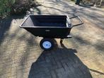 Grote kruiwagen. Kan achter de Zitmaaier, Ophalen, Gebruikt, Tweewielig