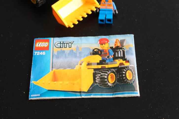 lego city graafmachine 7246, Kinderen en Baby's, Speelgoed | Duplo en Lego, Zo goed als nieuw, Lego, Complete set, Ophalen of Verzenden