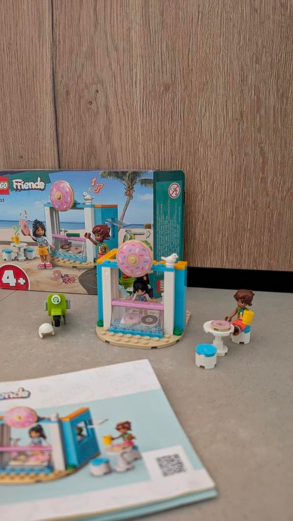 LEGO Friends 41723 Donutwinkel – Compleet & in nette staat!, Ophalen of Verzenden, Zo goed als nieuw