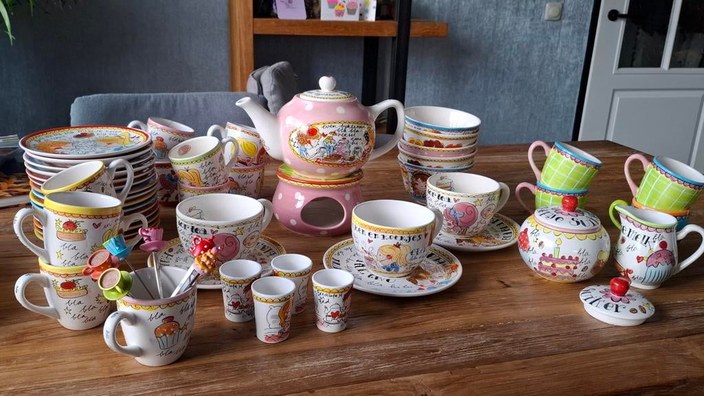 Blond servies bla bla compleet servies, Ophalen, Gebruikt, Blond Amsterdam, Overige typen