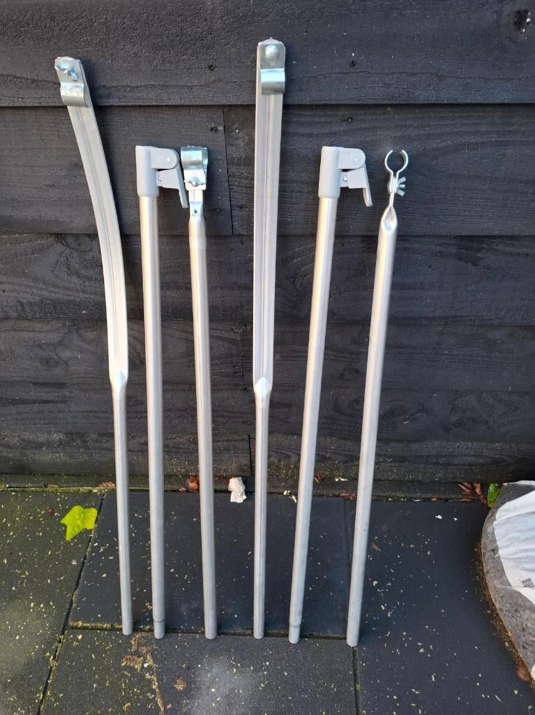 aluminium tentstokken, Ophalen, Zo goed als nieuw
