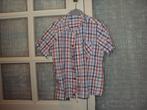 Breed rood wit blauw college overhemd MINI MAYORAL 116 zgan, Mayoral, Overhemd of Blouse, Ophalen of Verzenden, Zo goed als nieuw