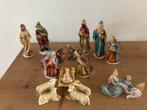 Antieke Kerstgroep Porselein (1950), Antiek en Kunst, Antiek | Religie, Ophalen of Verzenden