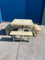 LEEGVERKOOP! Vierkante picknicktafels | Tuintafel | Tuinbank, Ophalen, Wr, Vierkant, Nieuw
