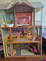 Barbiehuis met lift, meubels en scooter, Ophalen