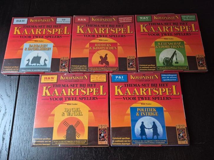 Nieuw in Seal! Kolonisten van Catan kaartspel uitbreidingen, Hobby en Vrije tijd, Gezelschapsspellen | Bordspellen, Nieuw, Een of twee spelers
