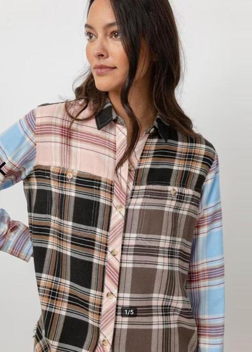 leuke geruite blouse van RAILS USA mt S katoen/rayon, Kleding | Dames, Blouses en Tunieken, Gedragen, Maat 36 (S), Ophalen