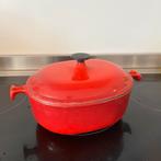 Le Creuset braadpan  Enzo Mari Gietijzer broodbakpan 25cm, Huis en Inrichting, Keuken | Potten en Pannen, Gebruikt, Ophalen of Verzenden