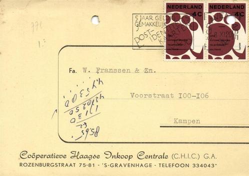C.H.I.C. G.A. - s-Gravenhage - 11.1962 - briefkaart, Postzegels en Munten, Brieven en Enveloppen | Nederland, Briefkaart, Ophalen of Verzenden
