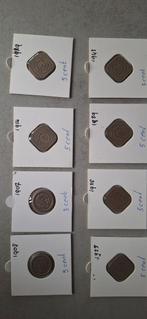 5 Cent Wilhelmina 1908-1943, Ophalen of Verzenden