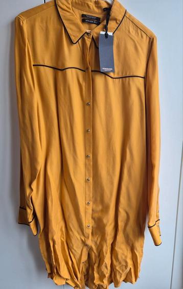 Maison Scotch Okergeel Hemd XL beschikbaar voor biedingen
