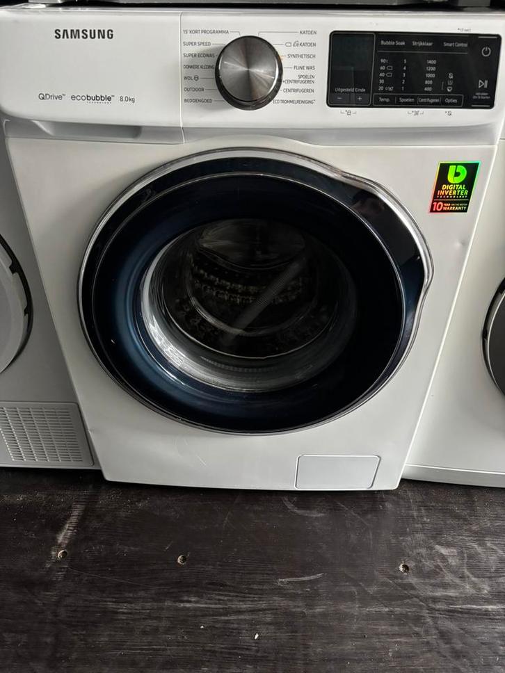 Samsung q drive wasmachine 8kg A+++, Witgoed en Apparatuur, Wasmachines, Refurbished, Voorlader, 8 tot 10 kg, Minder dan 85 cm