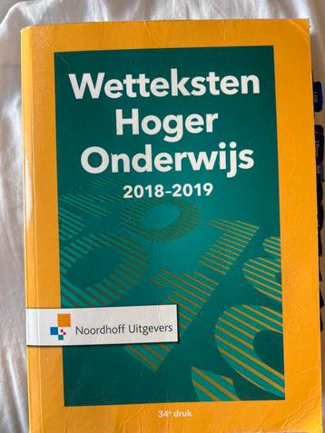 Wetteksten Hoger Onderwijs 2018-2019 beschikbaar voor biedingen