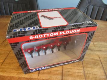 NIEUW in verpakking ERTL 6 bottom plough Bodemploeg ploeg beschikbaar voor biedingen