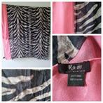 Geweldig leuke animalprint shawl roze accent bies., Kleding | Dames, Anna van Toor, Maat 46/48 (XL) of groter, Ophalen of Verzenden