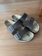 Birkenstock slippers (d. bruin) maat 40, Kleding | Dames, Schoenen, Ophalen of Verzenden, Zo goed als nieuw, Bruin
