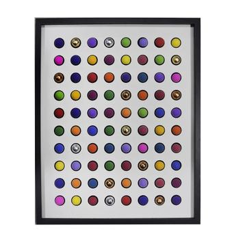 Colmore Wall Art Dots Multicolor beschikbaar voor biedingen