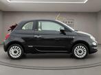 Fiat 500C 1.2 Lounge 2020 ZWART | Cabriolet | Apple CarPlay, Auto's, Gebruikt, 4 cilinders, Cabriolet, Leder en Stof