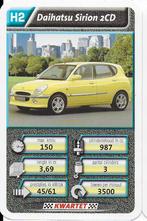 Kw4267 autokaartje daihatsu sirion 2cd, Verzamelen, Automerken, Motoren en Formule 1, Ophalen of Verzenden, Auto's