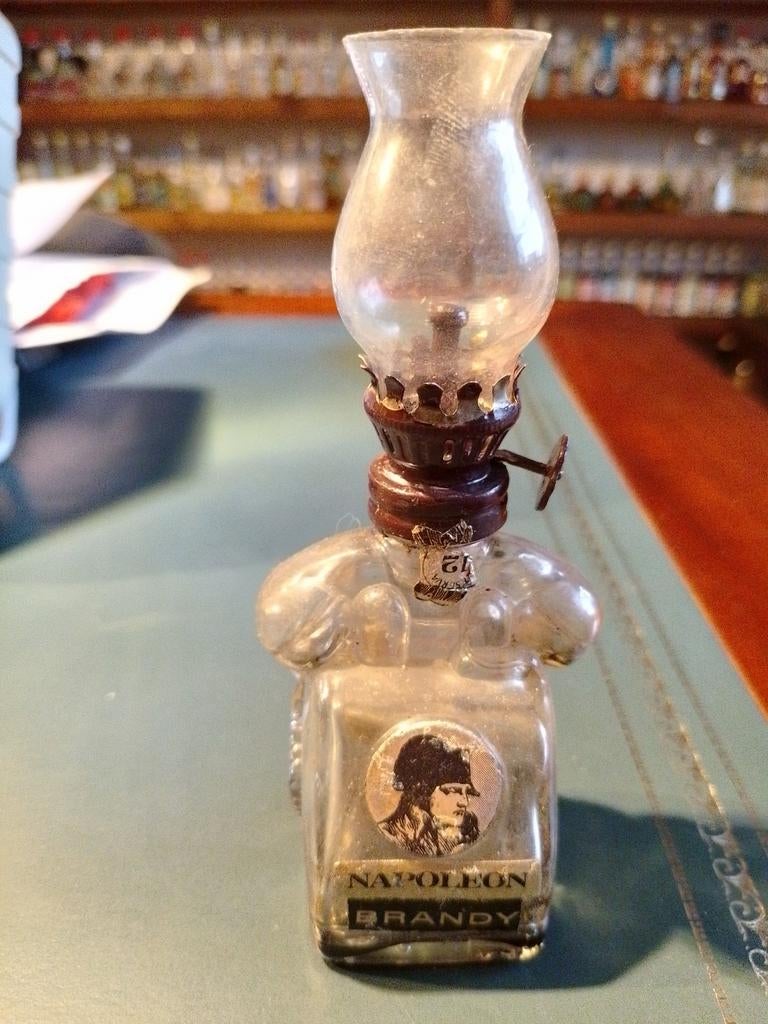 Miniatuur Napoleon Brandy Olie Lamp, Antiek en Kunst, Antiek | Lampen, Ophalen of Verzenden
