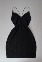 Zwarte jurk met glitters, maat S. Nieuw!, Kleding | Dames, Jurken, Ophalen of Verzenden, Zo goed als nieuw, Zwart, Boven de knie