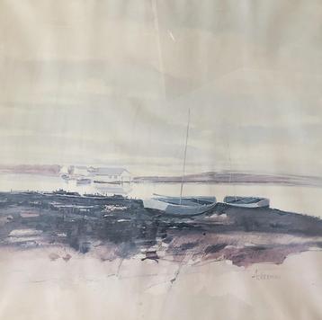 Schilderij Ackerman 67x67 cm – Glas gebroken beschikbaar voor biedingen