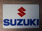 Suzuki 20x30 cm Reclamebord, Verzamelen, Merken en Reclamevoorwerpen, Ophalen of Verzenden, Nieuw, Reclamebord