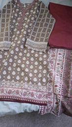 Indian bollywood salwar kameez 3 delig, Ophalen of Verzenden, Zo goed als nieuw, Overige typen