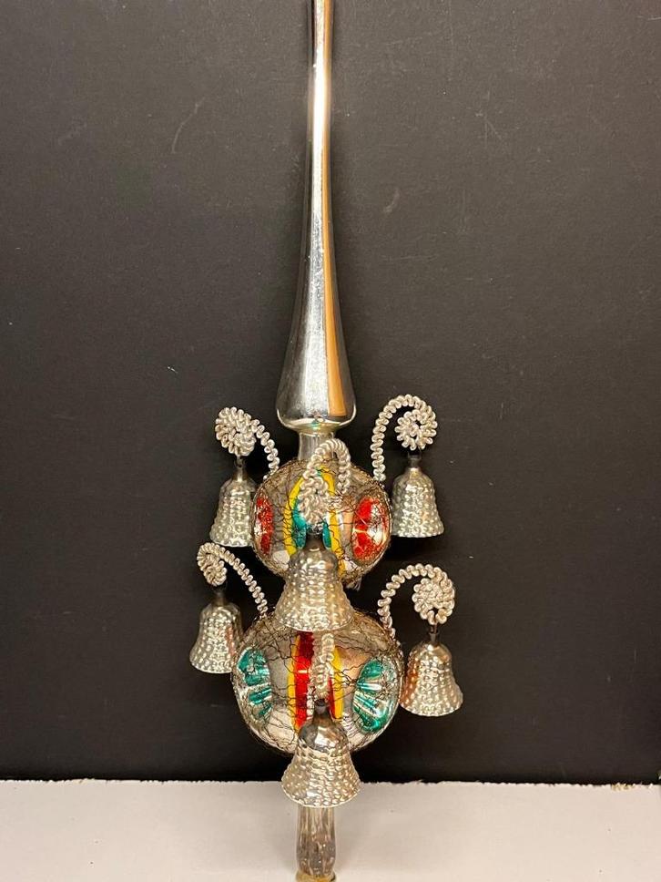 21) Gave gekleurde vintage jaren 60 kerstpiek., Diversen, Kerst, Gebruikt, Ophalen of Verzenden