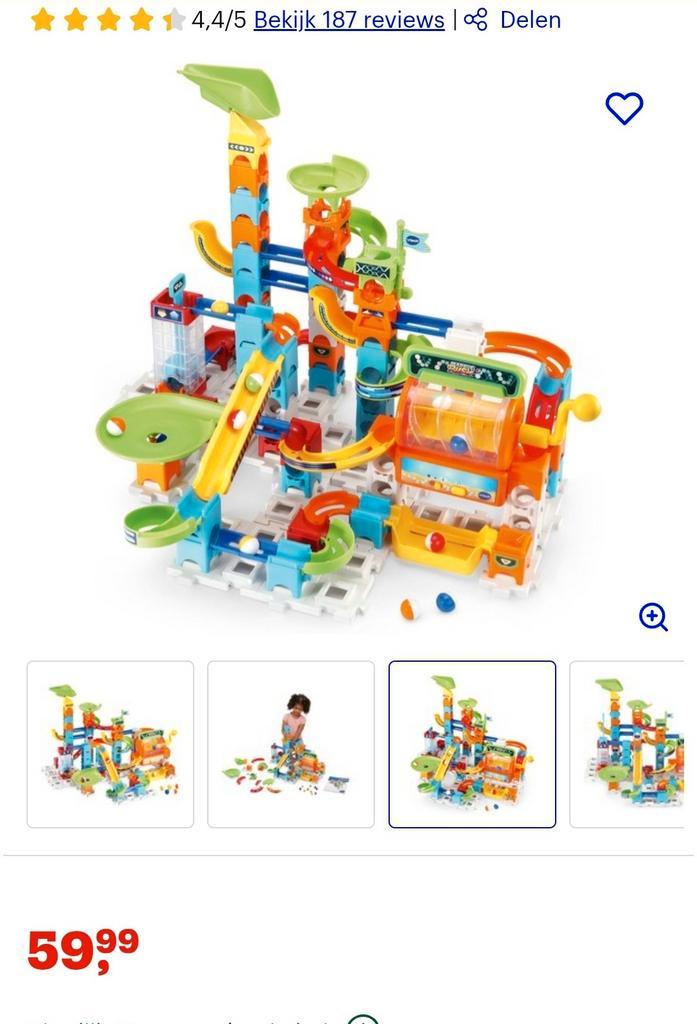 VTech Marble Rush Super Action Set, Kinderen en Baby's, Speelgoed | Educatief en Creatief, Nieuw, Bouwen, Elektronica, Ontdekken