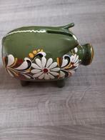 Aardewerk Spaarvarken - Mooi Beschilderd!, Ophalen of Verzenden