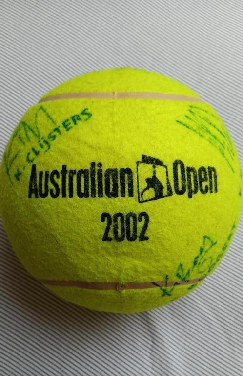 Officiële grote tennisbal | Australian Open 2002, Sport en Fitness, Tennis, Nieuw, Ballen, Overige merken, Ophalen of Verzenden