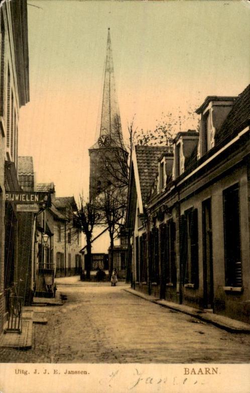 Baarn - Tulp - Rijwielen, Verzamelen, Ansichtkaarten | Nederland, Gelopen, Utrecht, Voor 1920, Ophalen of Verzenden